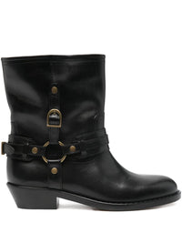 Isabel Marant Leather Biker Boots