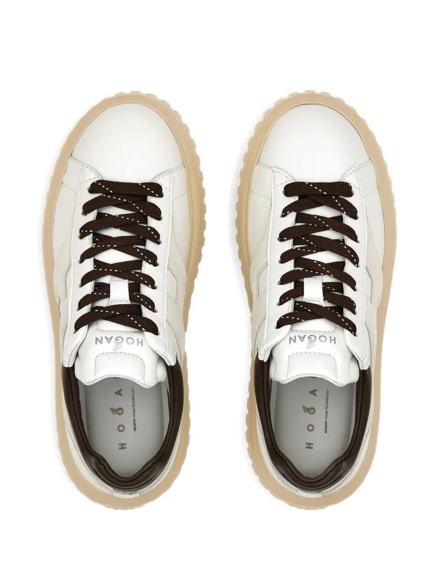 Hogan H-Stripes Nappa Leather Sneakers Shoes