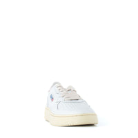 Autry Leather Sneakers With Pink Detail