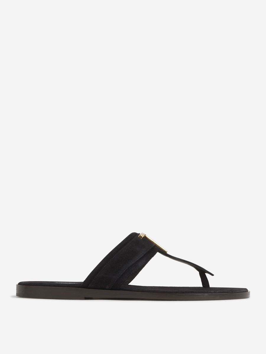 Tom Ford Brighton Leather Flip Flops