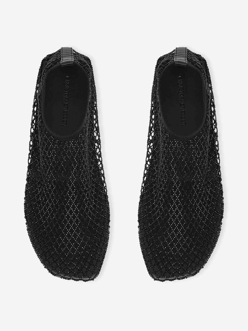 Christopher Esber Minette Crystal Ballerinas