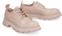 Alexander McQueen Wander Leather Lace-Up Shoes