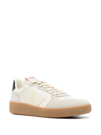 Veja V-82 Grained Leather Pure Sneakers Shoes