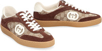 Gucci Fabric And Leather Sneakers