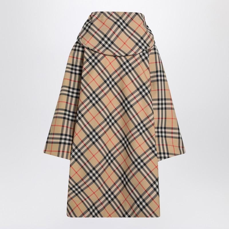 Burberry Flounced Midi Skirt