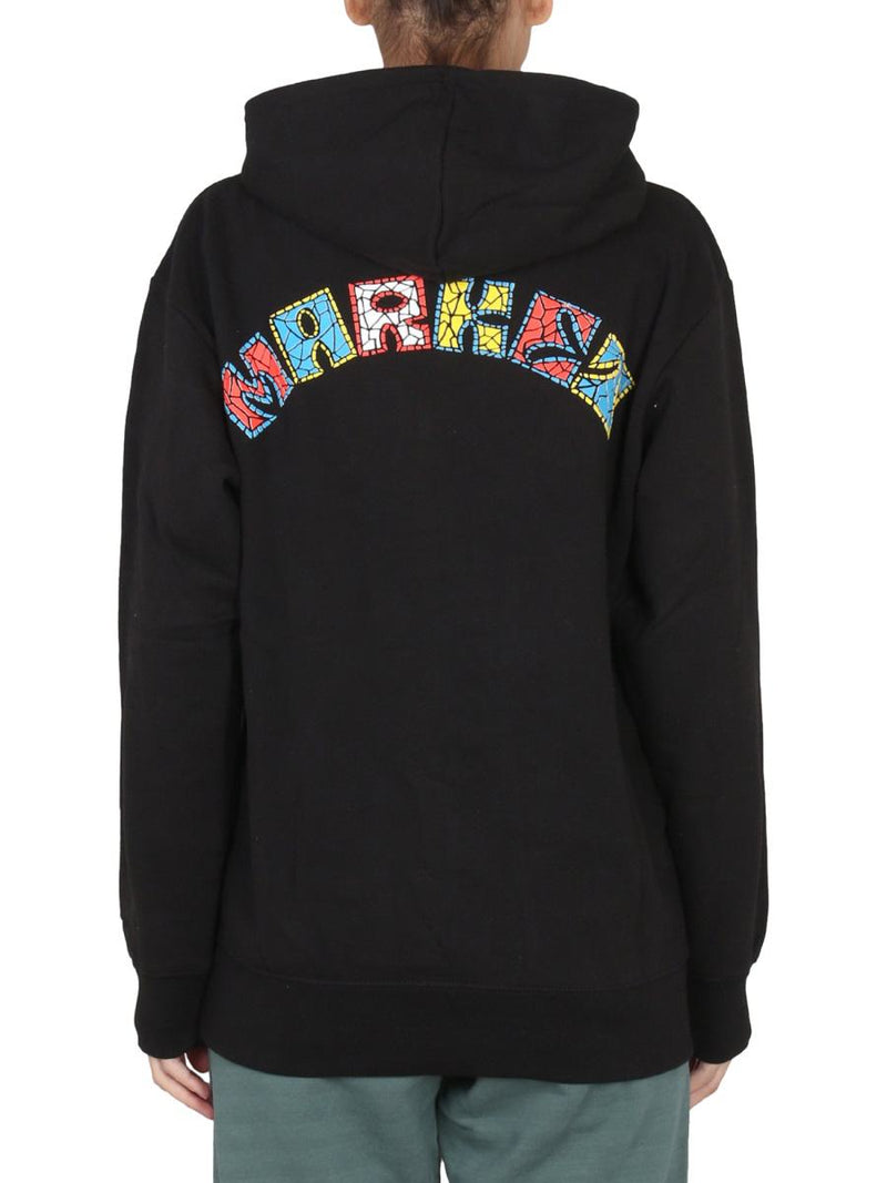 Market Hand Drawn Varsity Sweatshirt Unisex