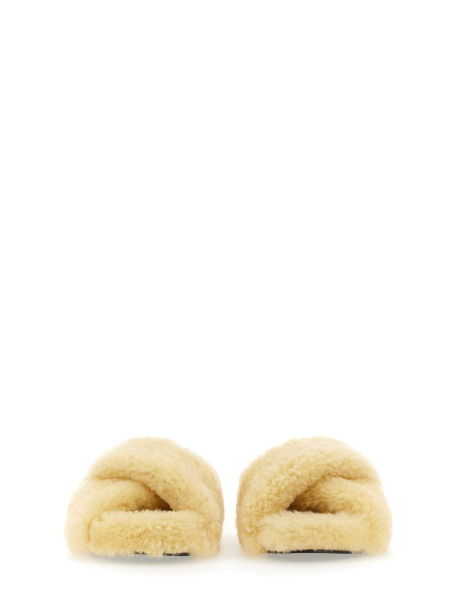 Jil Sander Shearling Sandal
