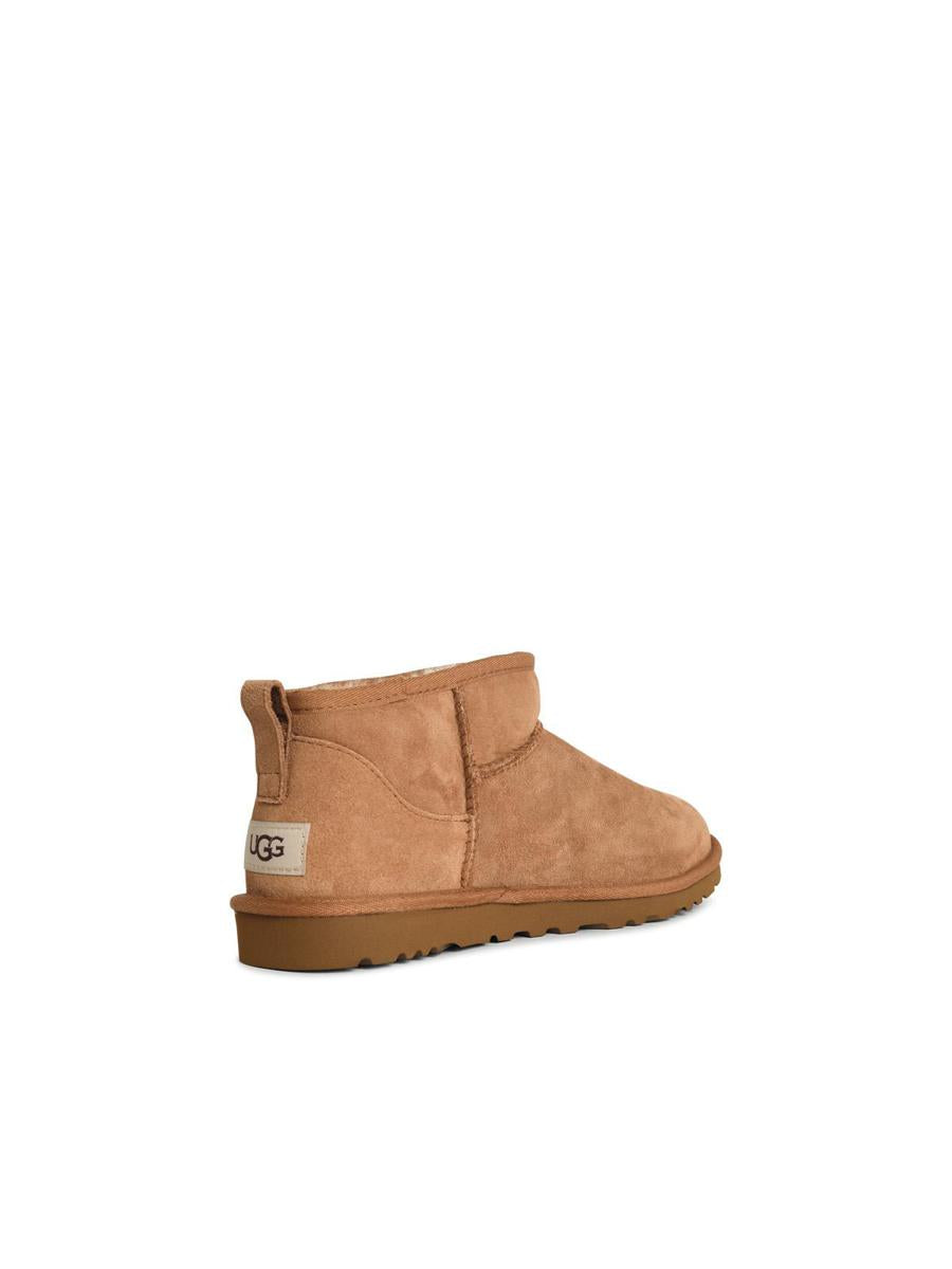 UGG 'Classic Ultra Mini' Chestnut Suede Boots