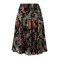 Etro Printed Velvet Skirt
