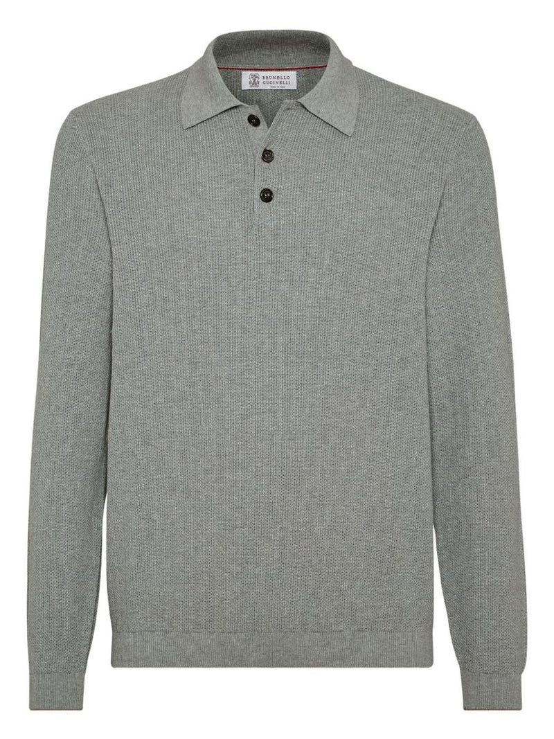 Brunello Cucinelli Cotton Knitted Polo