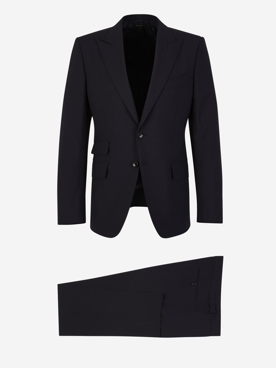 Tom Ford Plain Wool Suit
