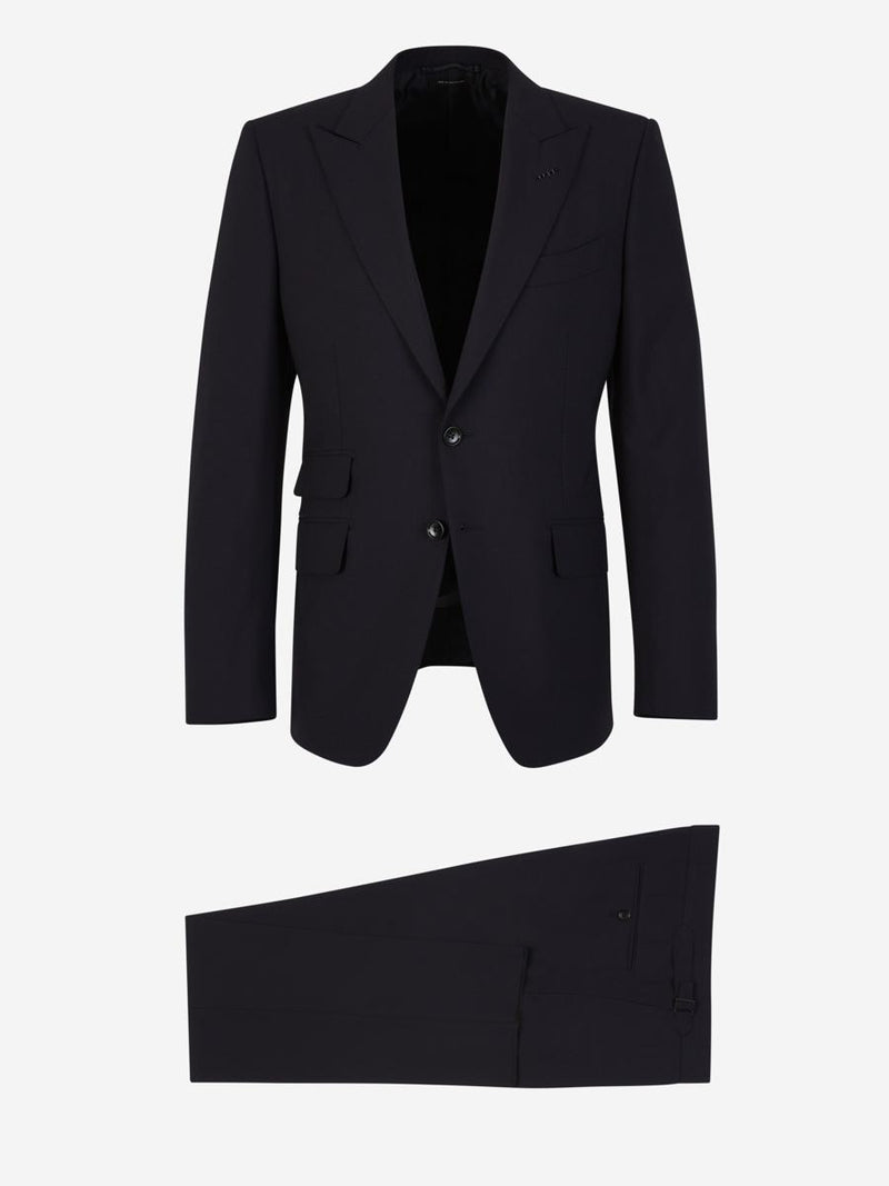 Tom Ford Plain Wool Suit