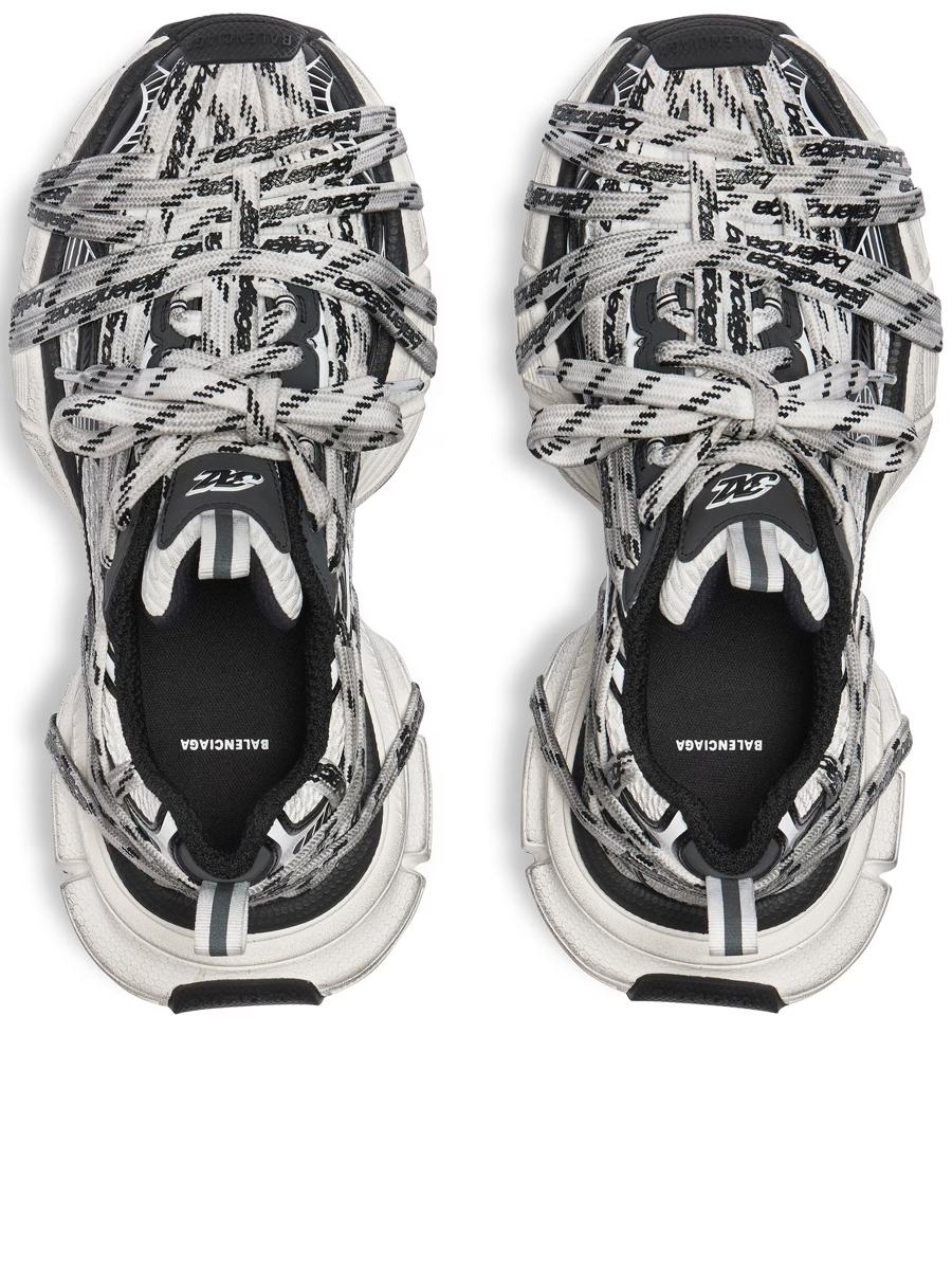 Balenciaga 3Xl Extreme Laces Logo Shoes