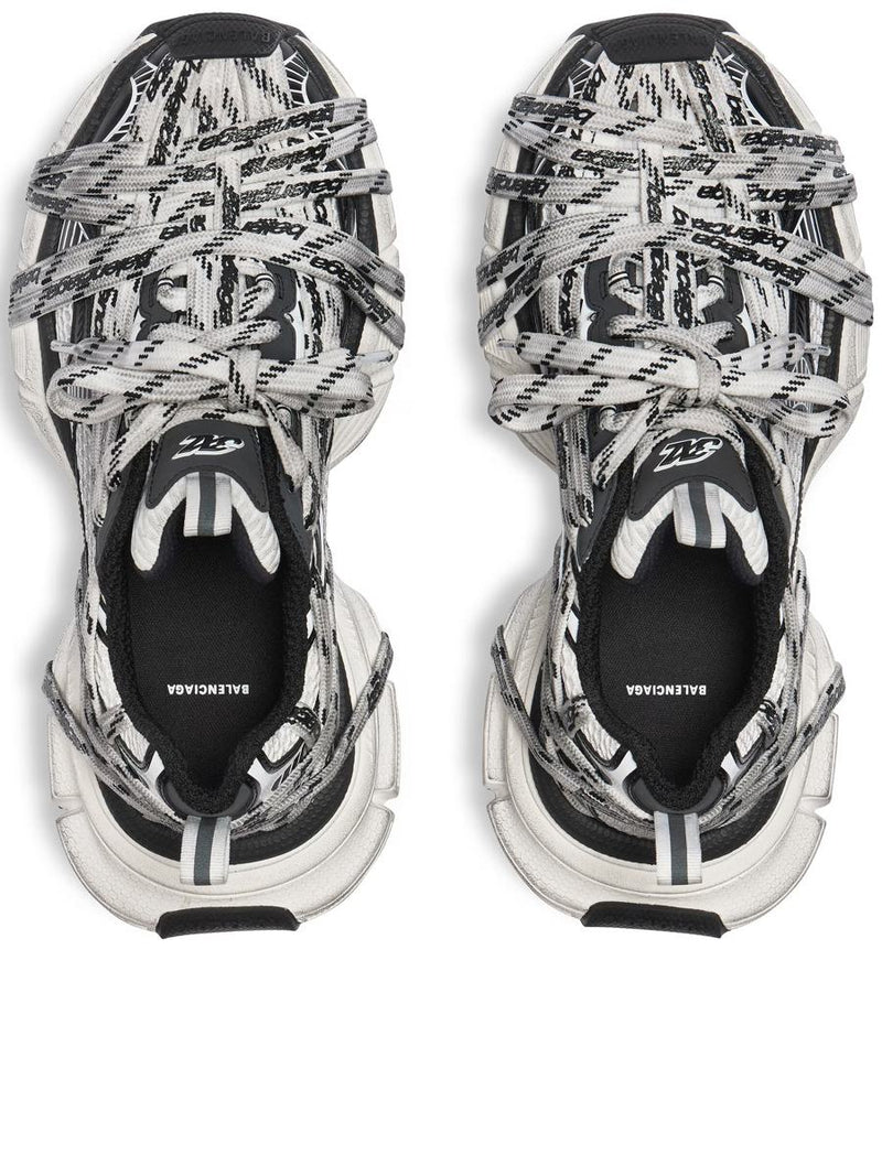 Balenciaga 3Xl Extreme Laces Logo Shoes