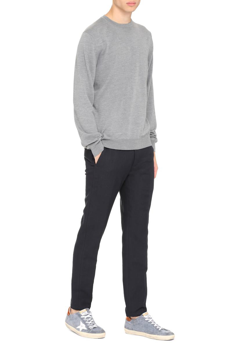 The (Alphabet) The (Knit) - Crew-Neck Wool Sweater