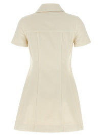 Self-Portrait 'Cream Collared Denim Mini' Dress