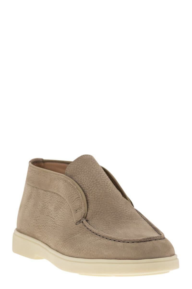 Santoni Desert Boot In Nubuck