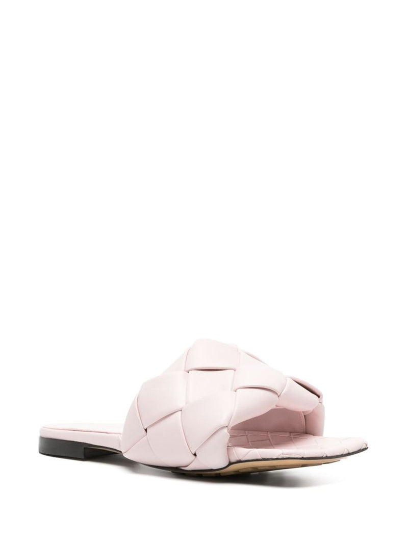 Bottega Veneta Lido Leather Flat Sandals