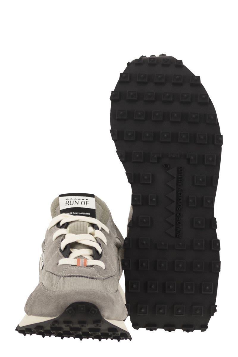 Run Of Oxygen M - Sneakers Suede, Canvas And Leather