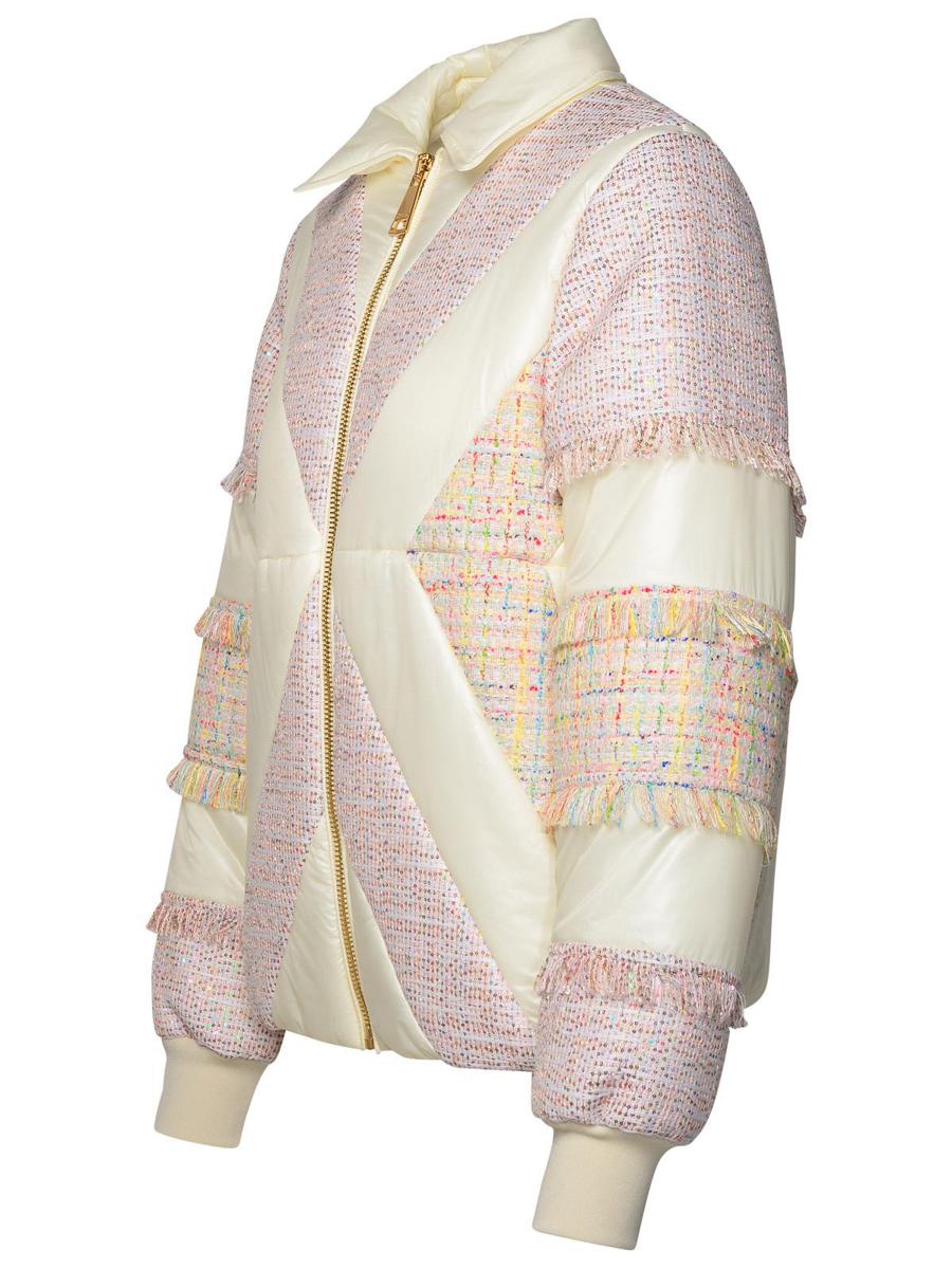 Khrisjoy 'Matt&Glossy' Multicolour Cotton Blend Down Jacket