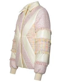 Khrisjoy 'Matt&Glossy' Multicolour Cotton Blend Down Jacket