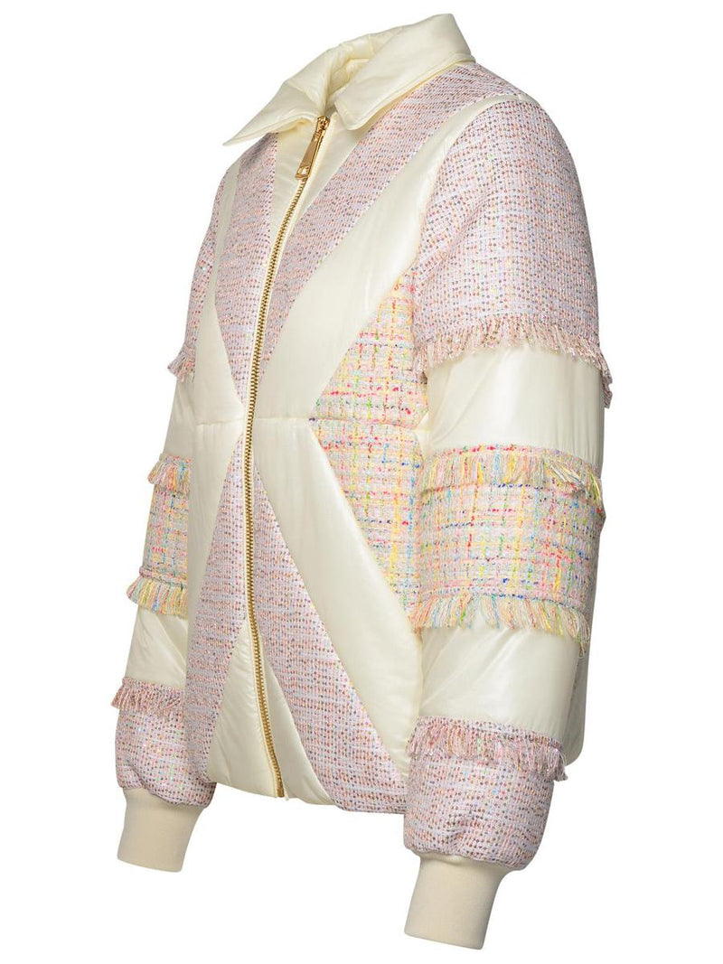 Khrisjoy 'Matt&Glossy' Multicolour Cotton Blend Down Jacket