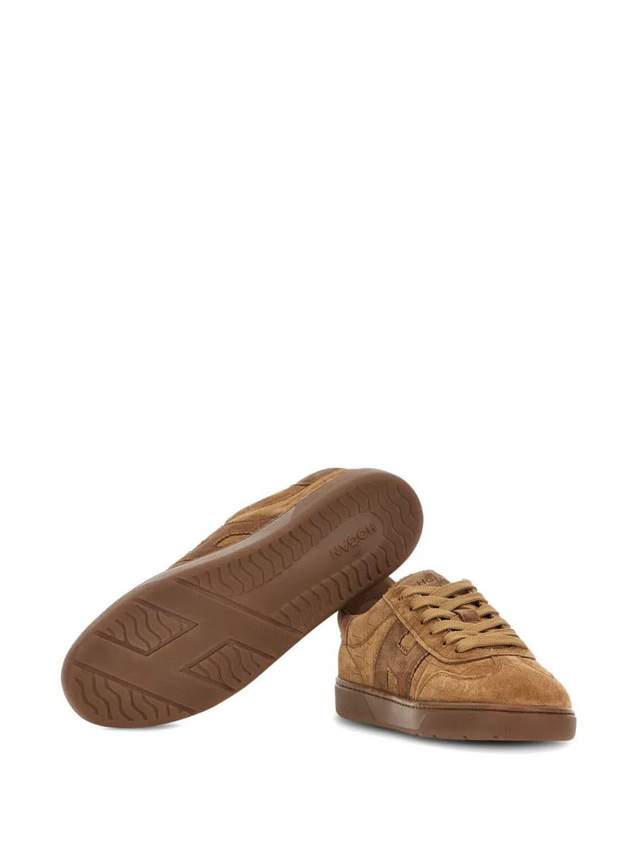 Hogan Cool Crocodile Effect Suede Sneakers Shoes