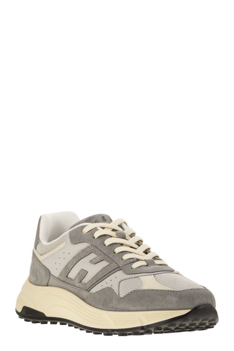 Hogan Hyperlight - Suede And Canvas Sneakers
