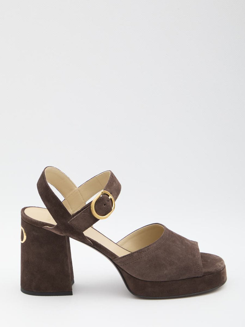 Suede Sandals