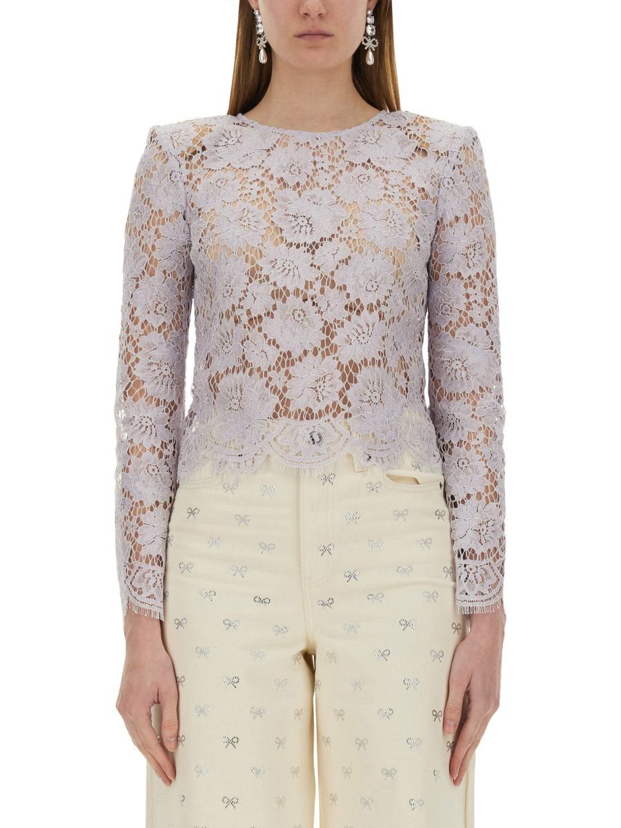 Self-Portrait Lace Top