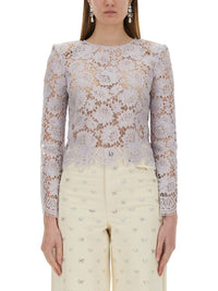 Self-Portrait Lace Top