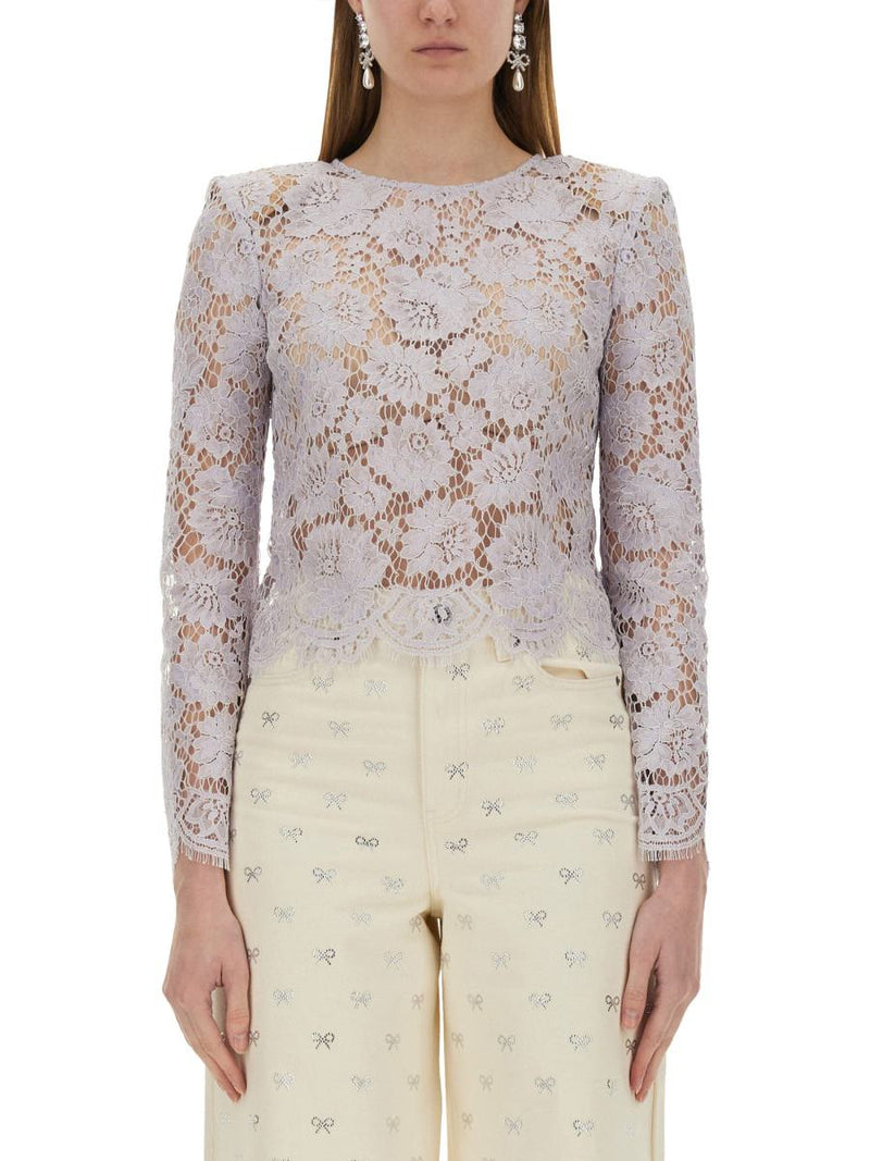 Self-Portrait Lace Top