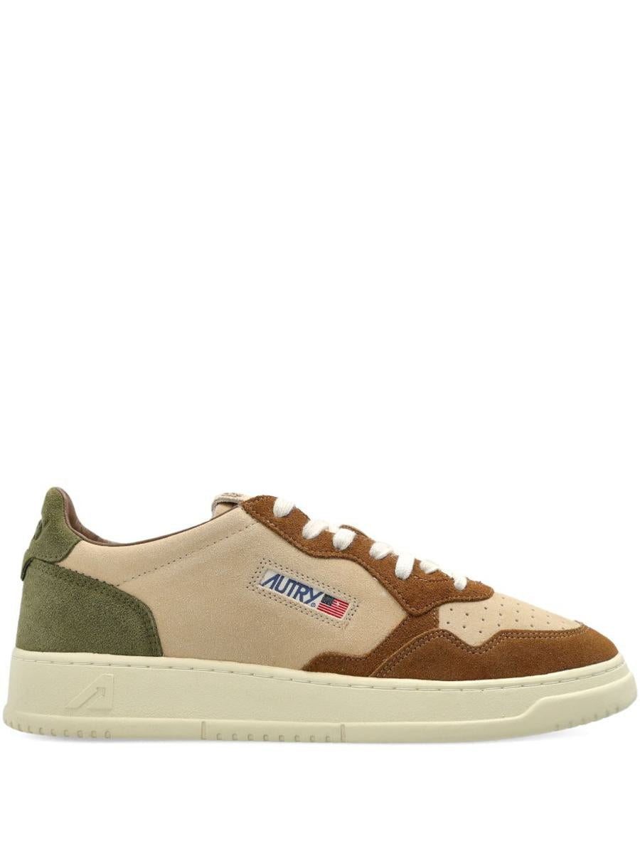 Autry 'Medalist' Suede Panelled Trainers