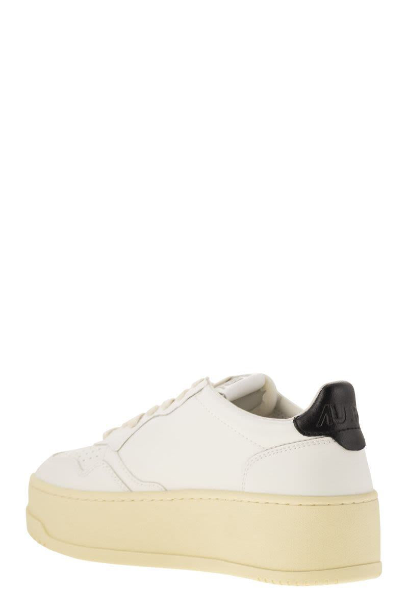 Autry Medalist Platform - Leather Trainers
