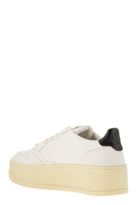 Autry Medalist Platform - Leather Trainers