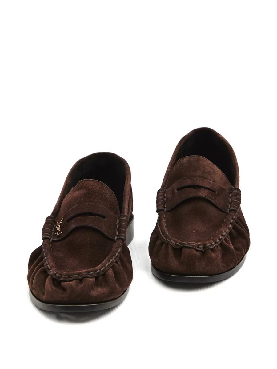 Saint Laurent Le Loafer In Suede Shoes
