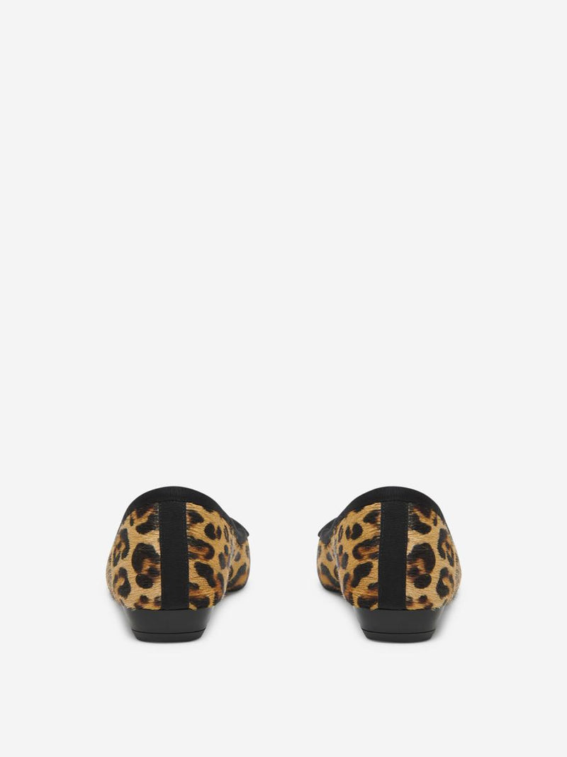 Alexander McQueen Leopard Armadillo Ballerinas