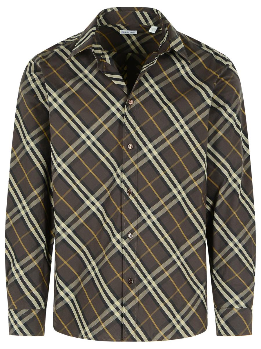 Burberry Brown Cotton Shirt