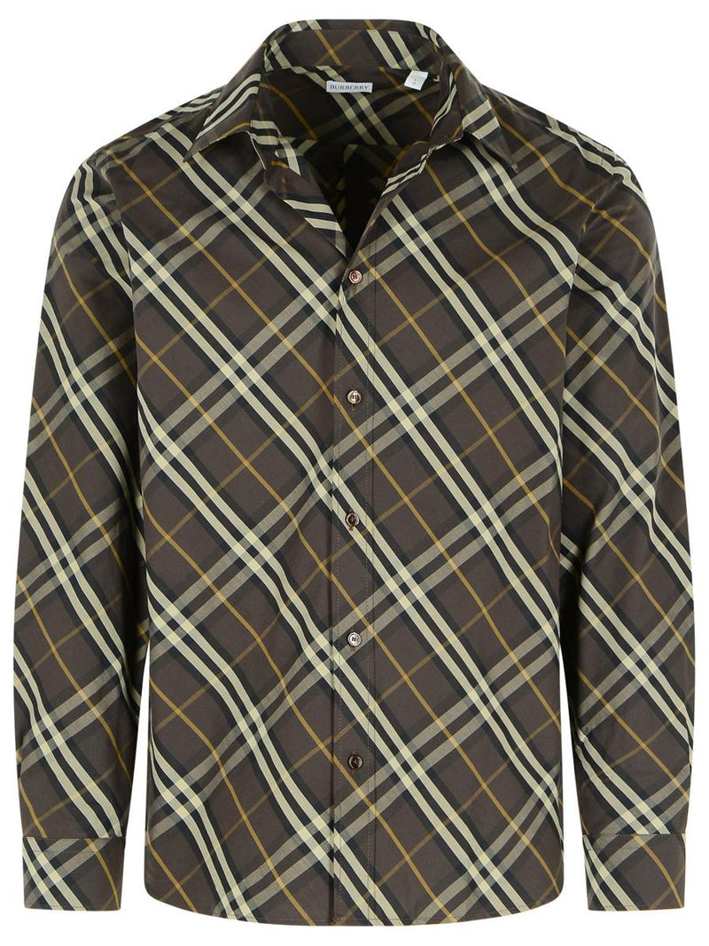 Burberry Brown Cotton Shirt