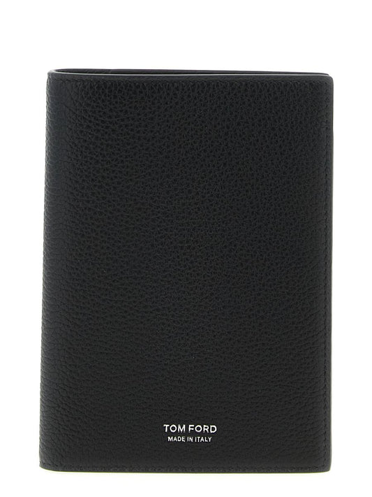 Tom Ford Hammered Leather Passport Holder