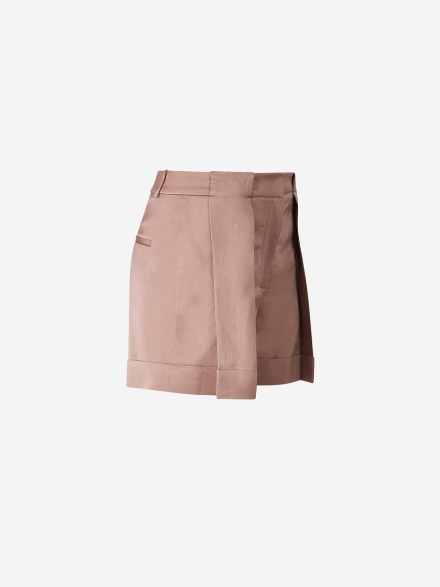 Balmain Satin Plank Bermuda Shorts