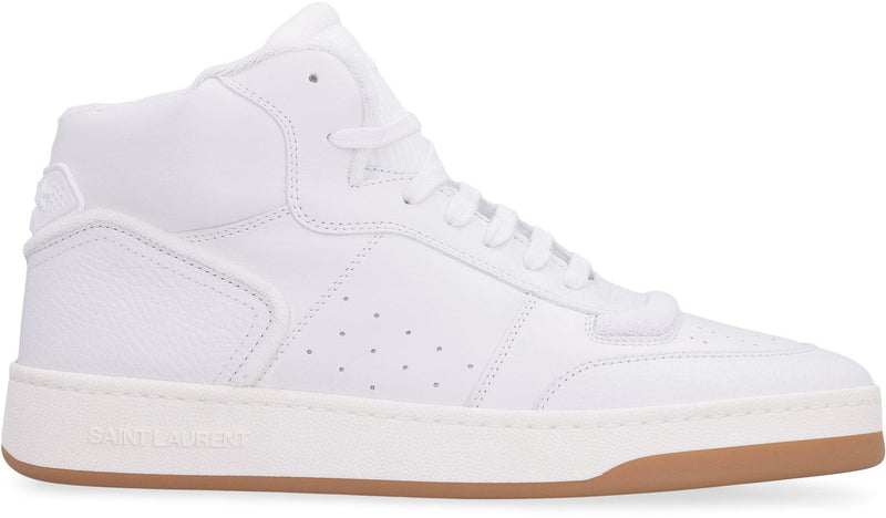 Saint Laurent Sl/80 Mid-Top Sneakers