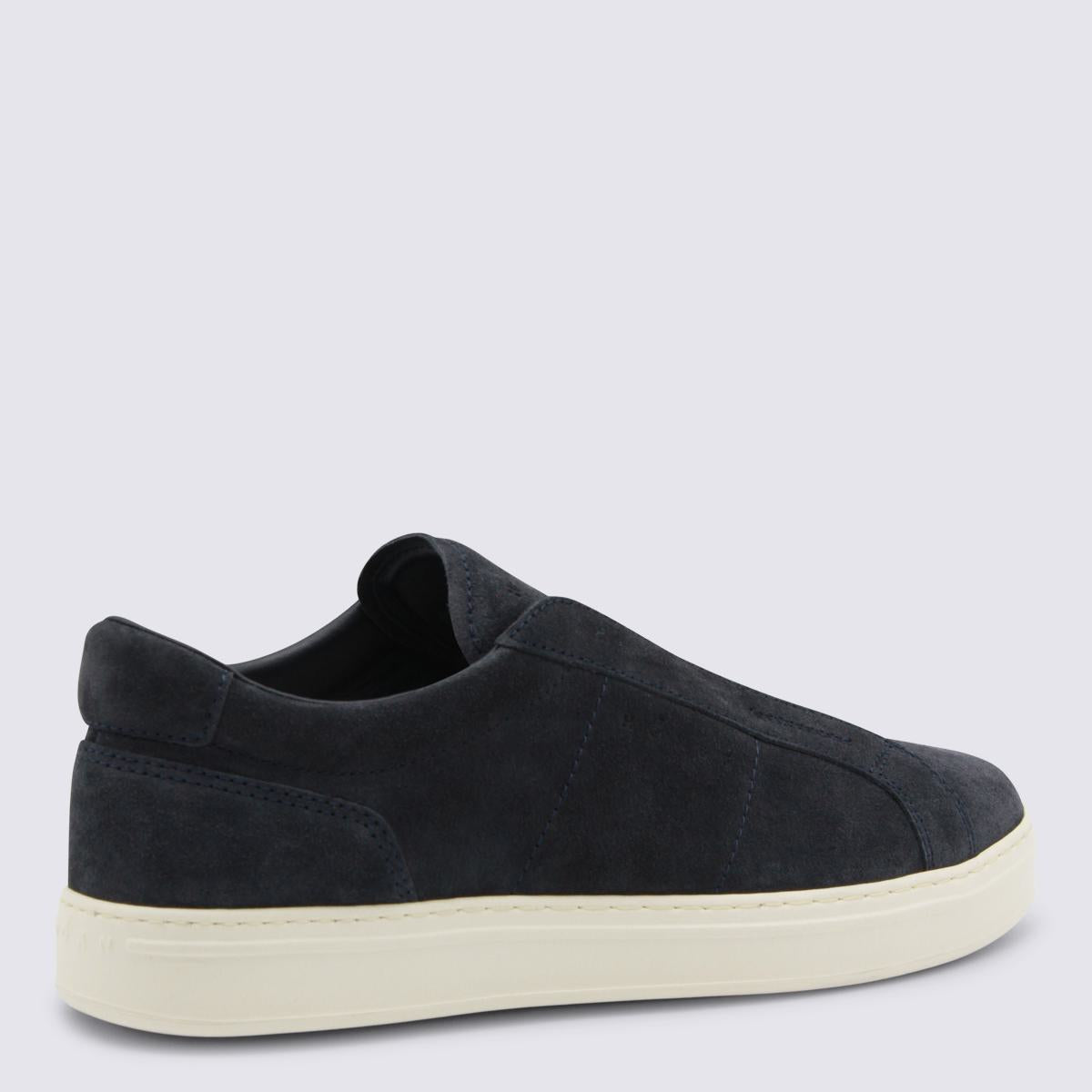 Hogan Navy Leather Sneakers