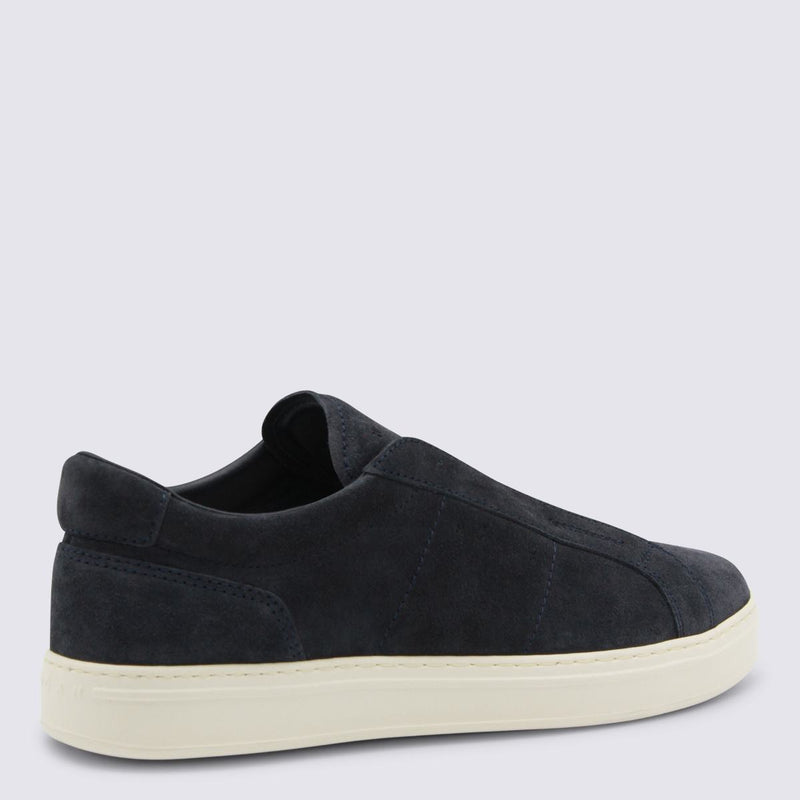 Hogan Navy Leather Sneakers