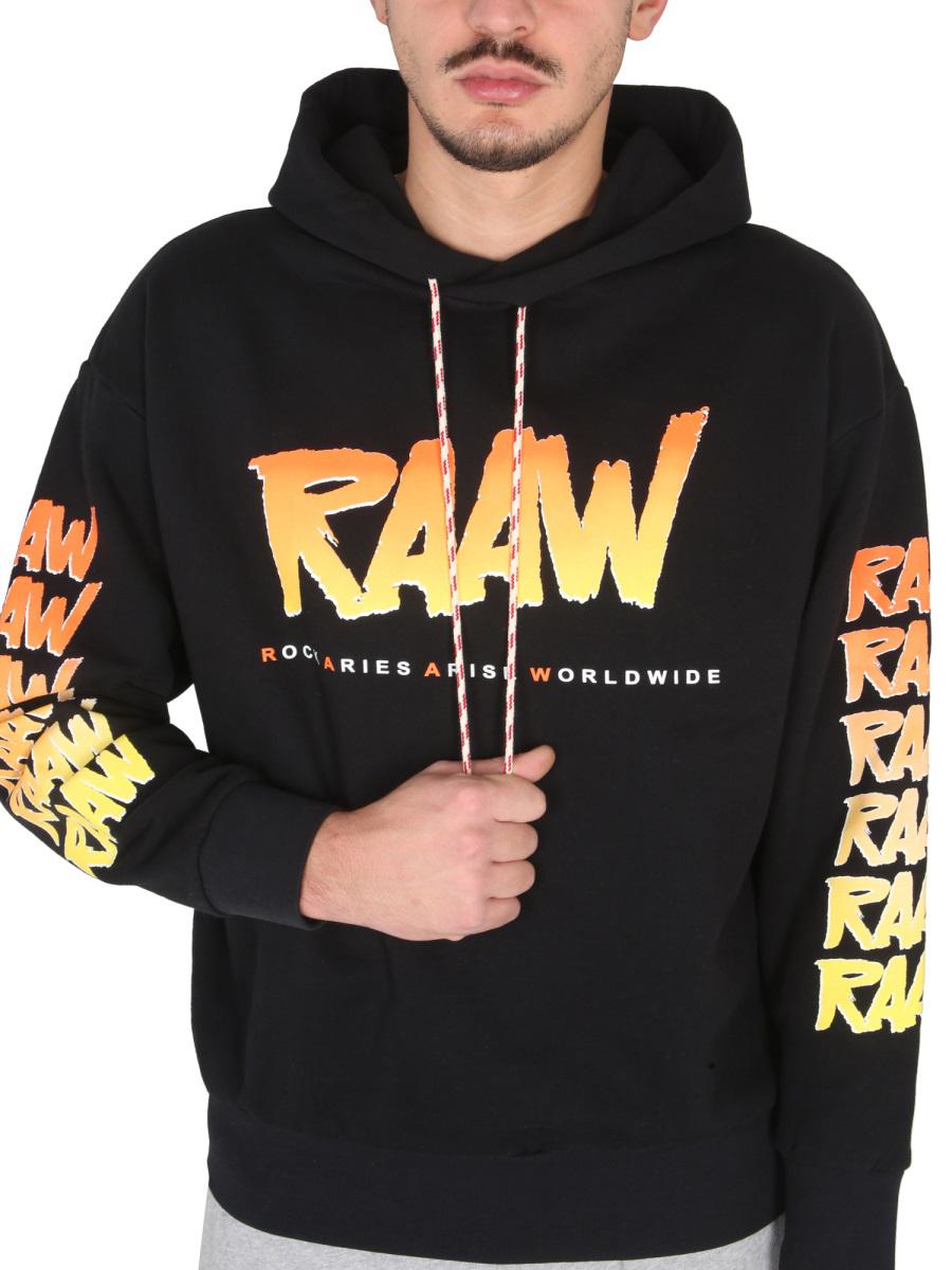 Aries Sweatshirt With Logo Print Unisex