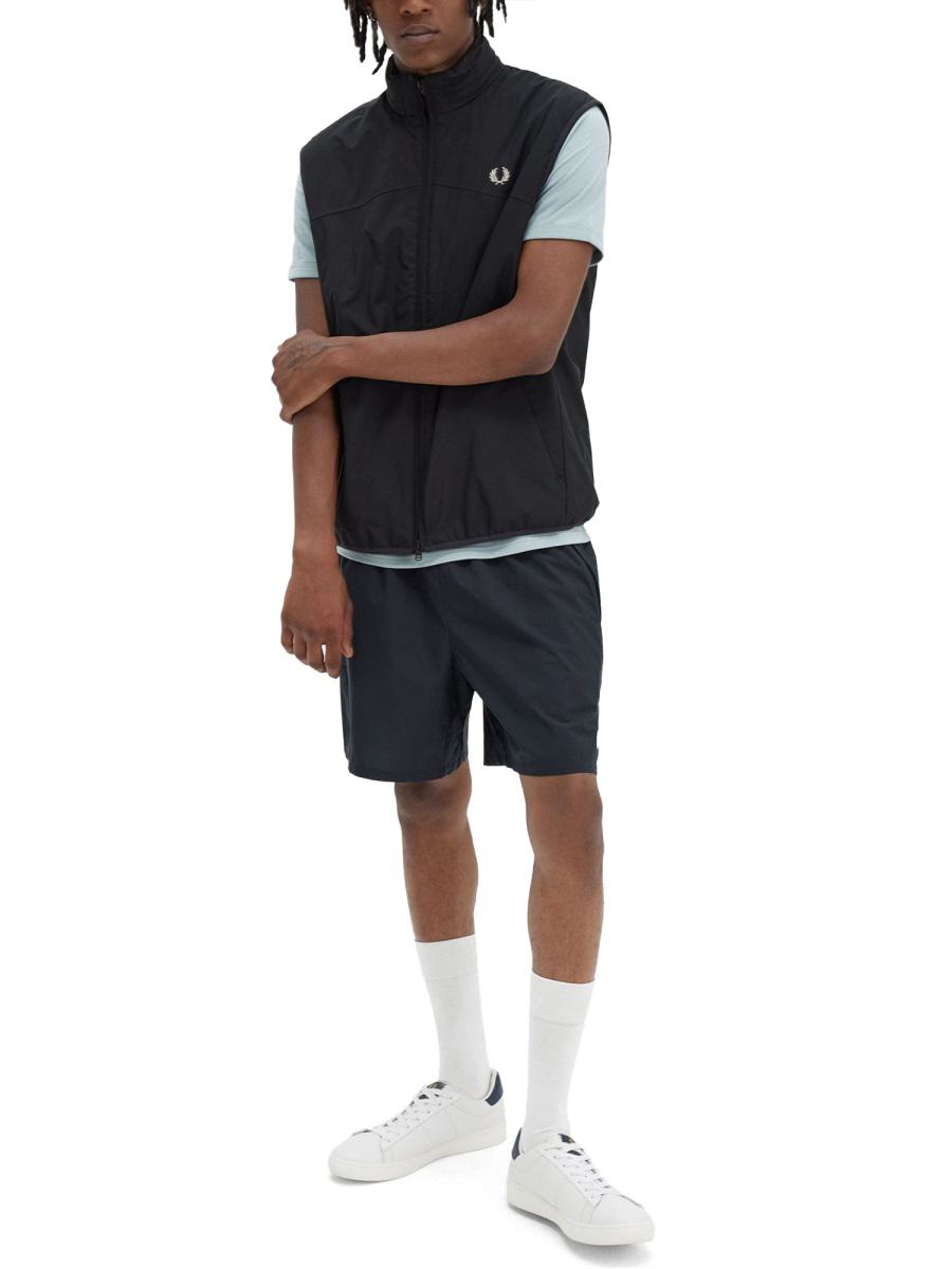 Fred Perry Vests With Logo