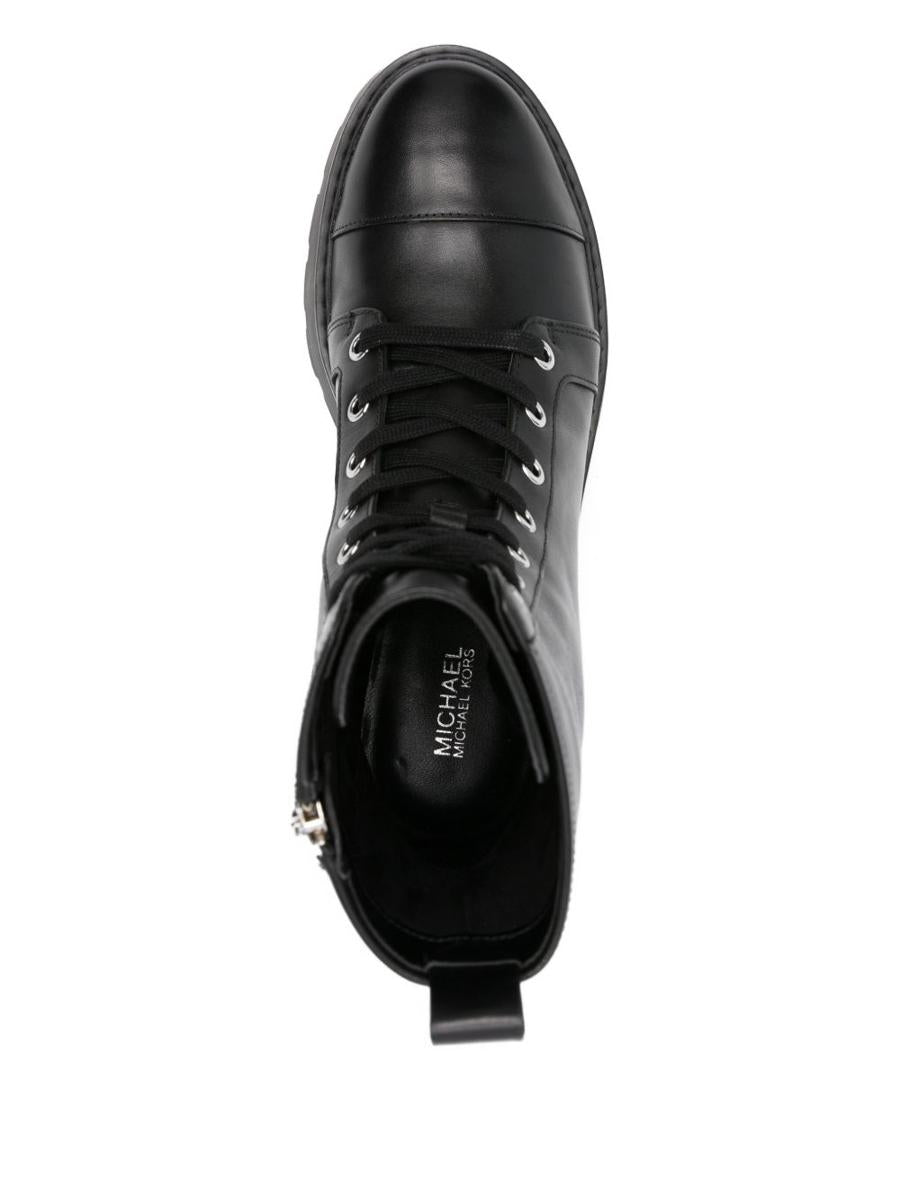 Michael Kors Black Leather Ankle Boots