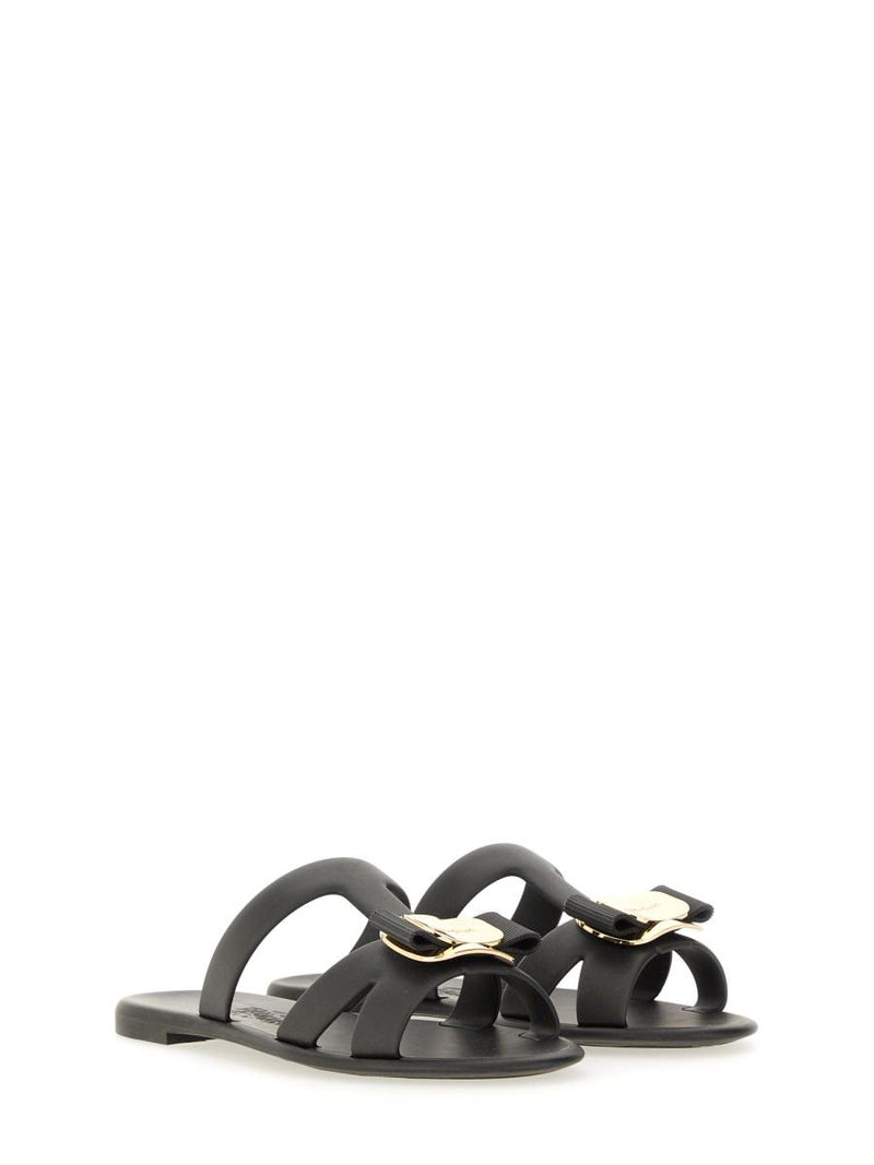 Salvatore Ferragamo Slide Sandal "New Vara"