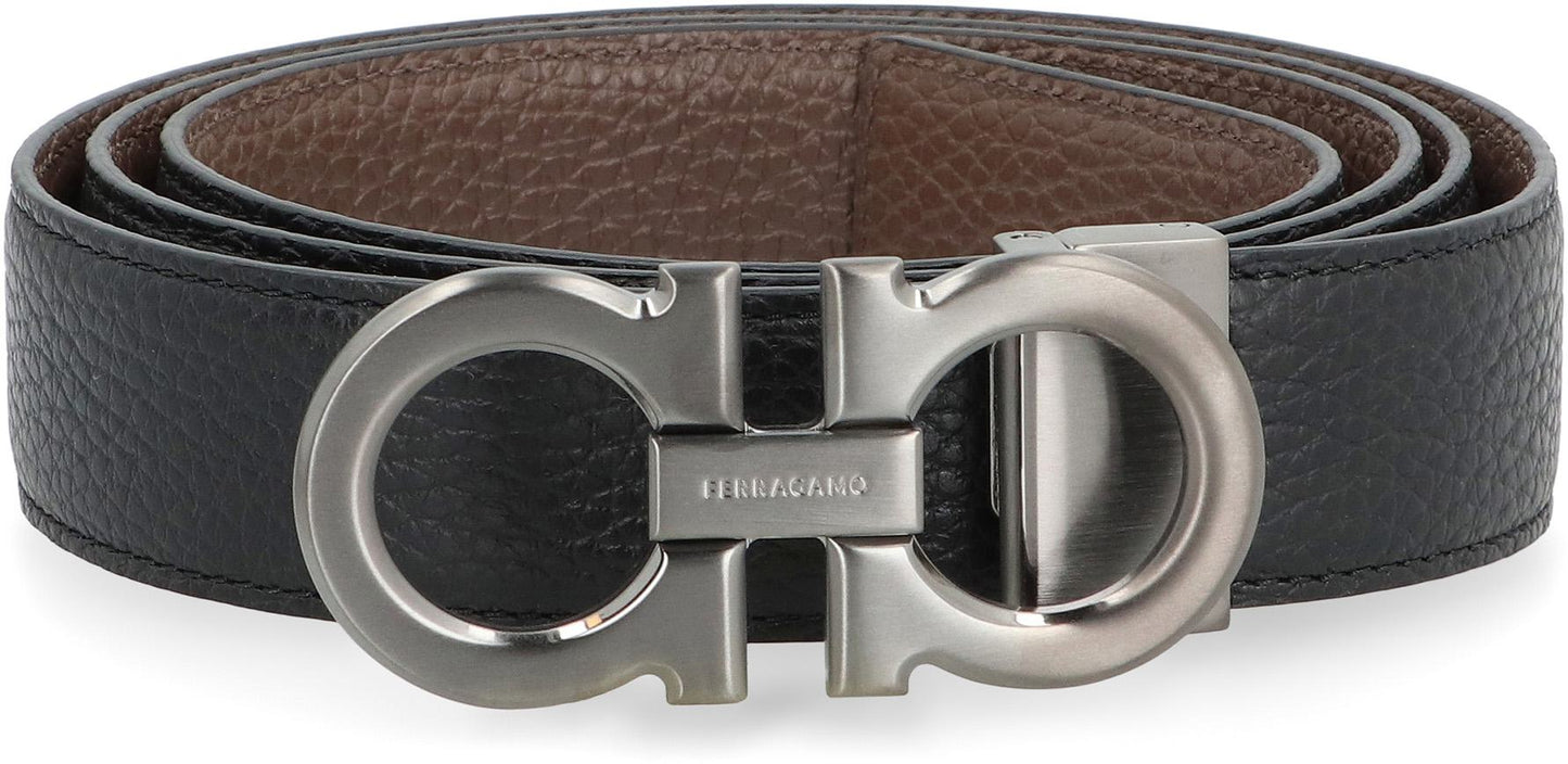 Salvatore Ferragamo Reversible Leather Belt