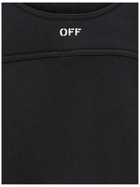 Off-White Cropped Sweatshirt